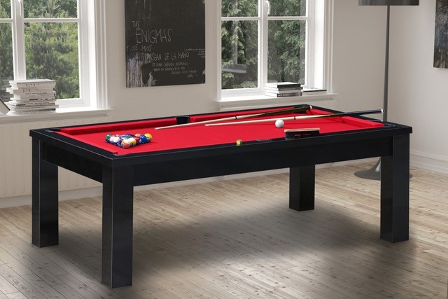 Table de billard convertible Le York 7ft Noir - 2372