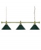 Luminaire 3 Globes louxor vert