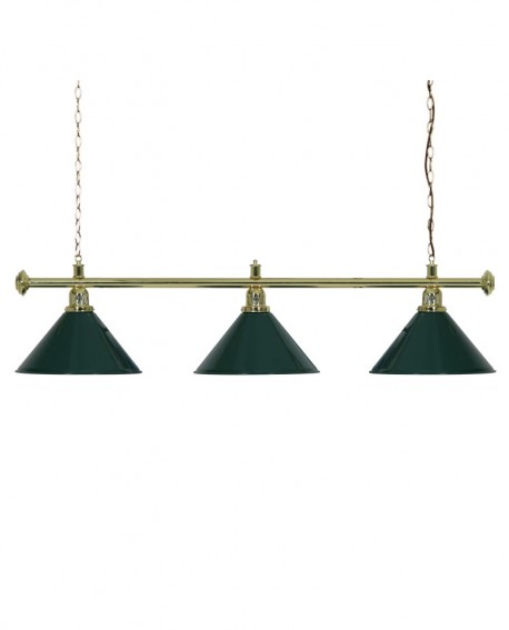 Luminaire 3 Globes louxor vert