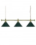 Luminaire de Billard Louxor - Vert 3 globes