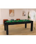 Table billard convertible 6ft Dubaï noir boisé