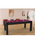 Table billard convertible 7ft Louxor noir grainé