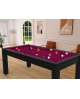 Billard Louxor Noir tapis noir